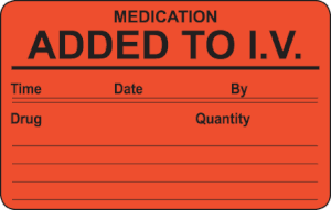 Medication Added to IV