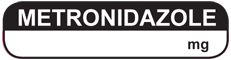 Metronidazole Syringe Label